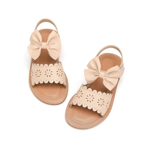 Image of Toddler Girls Sandals Summer Flats Dress Shoes for Baby Little Kids Girl