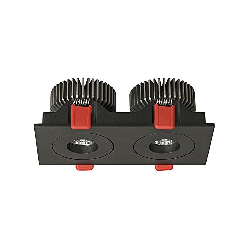 Lampada per Accento a soffitto di Illuminazione ad Incasso a LED, Downlight Interno Regolabile a 2 luci, luci Moderne luci per la Camera da Letto del corridoio del Soggiorno