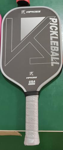 16mm Pickleball Paddle T700 Carbon Fiber Hot Pressing,Grey