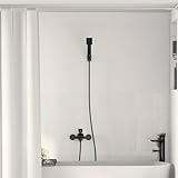 Lumanois Set di Doccia con soffione Nero G 1/2 Pollici, Componenti Doccia,Soffioni Doccia, 1.711kg-42023403
