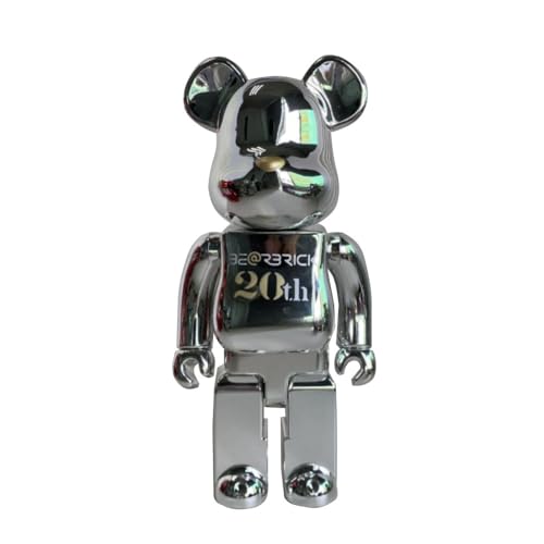 MKOLKGNE Bearbrick 400% Anniversaire édition limitée Ours Violent Blocs de