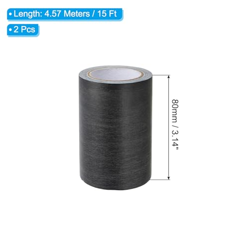Image of PATIKIL Wood Grain Repair Tape 3 inch x15ft,2 Pcs Self Adhesive Realistic Textured Repair Tape Patch for Floor Door Table Cabinets Desk,Ebony