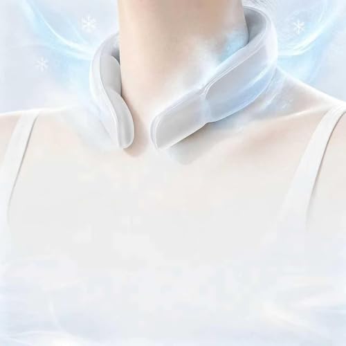 Reusable Cooling Neck Ring, Ice Neck Cooler Wrap, Lightweight Physical Cooling Neck Collar, Summer Heat Relief Neck Band for Walking Hiking Office Outdoor Working, No Electricity Required for Adults - Image 2