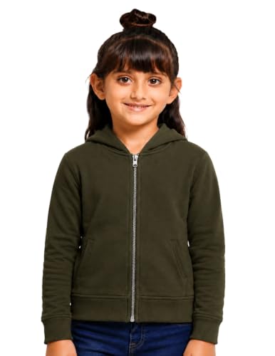 Image of ADBUCKS Girl's Cotton Hooded Sweatshirt