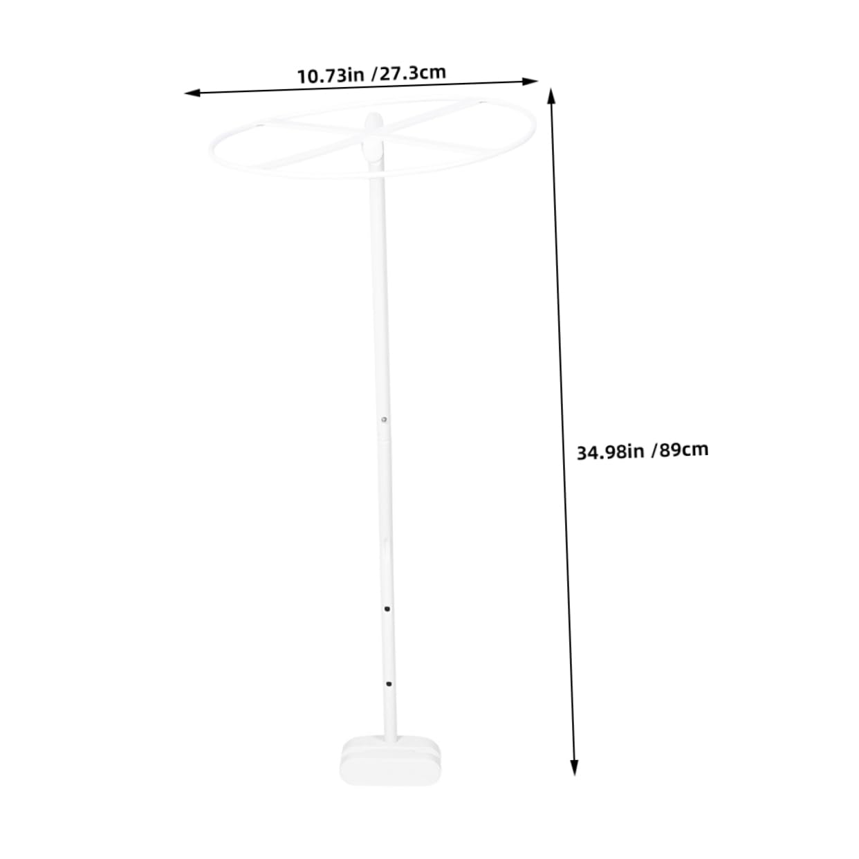 Amosfun Supporto Zanzariera per Culla, 2 Set, Acciaio, Installazione Facile, Compatibile Sponde Fino a 2,4cm, per Letto Ragazzo Ragazza