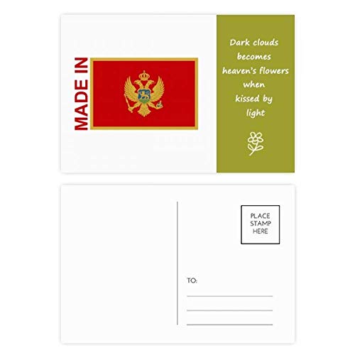 Jeu de cartes postales Montenegro un cadeau idéal pour écrire un merci