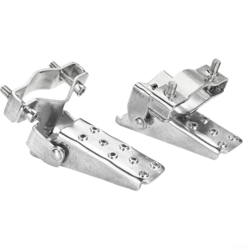 Foldable Bike Pedal 2-Pack for Easy Storage Transport(Silver)