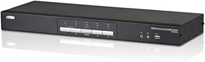 Aten 4-Port USB 2.0 DVI Dual View KVMP Switch (CS1644)