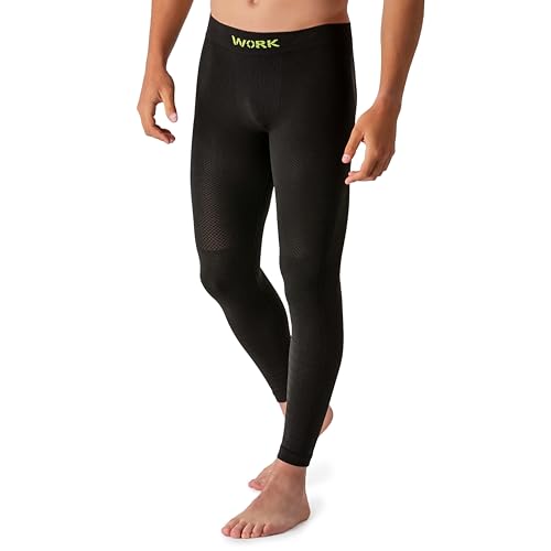 NOLOGO KATIACALZE Mallas Termicas Hombre del Trabajo – Ropa Interior Térmica Hombre Elástica y Transpirable, Pantalon Termico Sin Costuras – Made in Italy