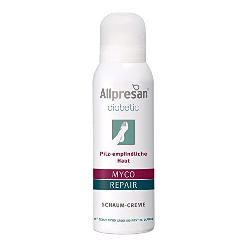 Allpresan diabetic MYCO + REPAIR Schaum-Creme - bei Diabetis mellitus - für sehr trockene bis rissige Fußhaut und zum Schutz vor Fußpilz - 75 ml Cover