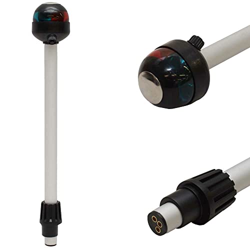 Aqua Signal Boat Navigation Bow Light 22110-1 | Bi-Color Plug In