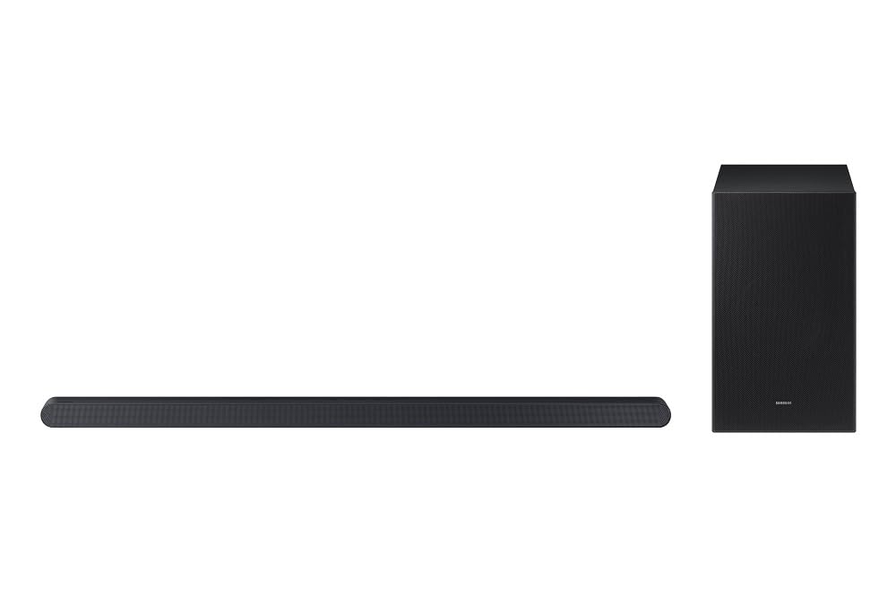 Samsung HW-S700D/ZC Slim Series Soundbar with Wireless Dolby Atmos, DTS Virtual: X, 3.1 ch, Subwoofer, Built-in Voice Assistant, Black Color [Canada Version]