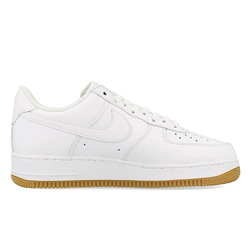Nike Herren Air Force 1 07 LV8, Wei&szlig;, Hellbraun, Gummi, 40 EU