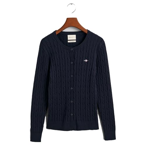 GANT Stretch Cotton Cable Cardigan - M – Ansicht 4