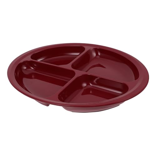 FOMIYES Multi Plate for Adults Non Slip Divided Dinnerware Lightweight and Durable Easy to Clean for Elderly and Disabled Dining Needs Slip Design