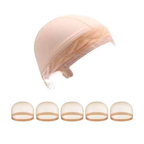GEDEUBAN 6 PCS Hd Glueless Wig Grip Cap for Women, Sheer Breathable Ultra Stretchy Lace Front Wig Cap