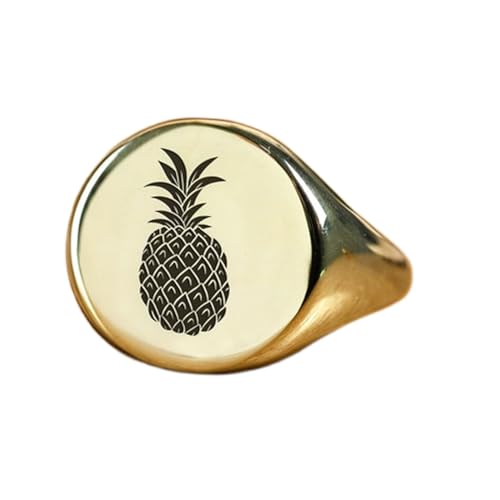 Bague ananas vintage pour sublimer vos tenues d'été au quotidien