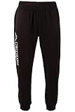 Kappa Jogginghose Herren in Größe 3XL I Sweatpants in Schwarz mit stylischem Logo auf dem rechten Bein I Als Sporthose, Trainingshose oder Freizeithose I Mit praktischen Seitentaschen I Regular Fit
