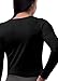 Sivvan Scrubs for Women - Long Sleeve Comfort Underscrub Tee - S8500 - Black - M
