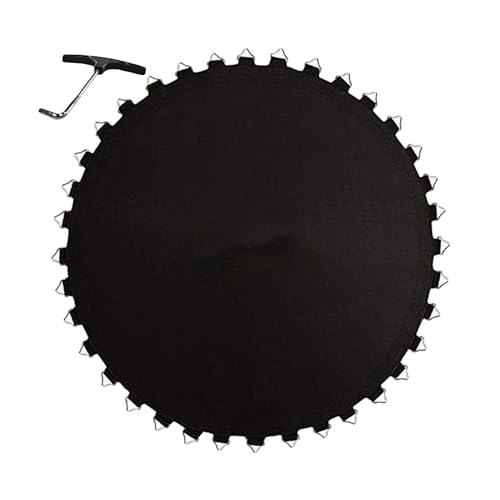 Ansxcehxy Alfombrilla de trampolín resistente al desgaste, accesorio de tela de salto, redonda, resistente, para reparación de cama de salto para exteriores (para hebillas de 6 pies y 36 pies)