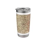 Birmingham England City & Street Map Stainless Steel Insulated Tumbler