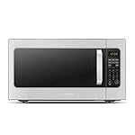 Toshiba ML-EM62P(SS) Large Countertop Microwave with Smart Sensor, 6 Menus, Auto Defrost, ECO Mode, Mute Option & 16.5" Position Memory Turntable, 2.2 Cu Ft, 1200W, Stainless Steel