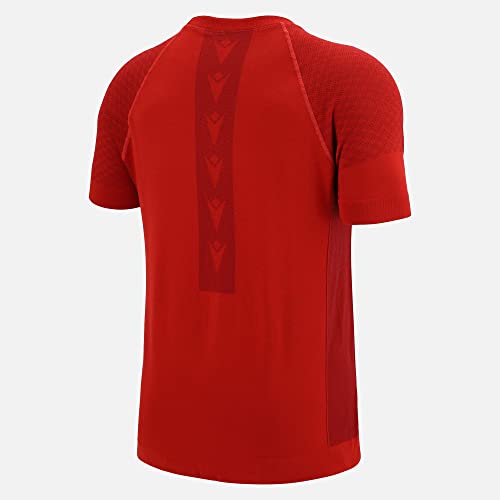 Facile da pulire e mantenere Macron Scc Ryan T-shirt Seamless Tomred/Dtomred Man, Maglia Running Uomo, Rosso (Red), M