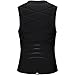 Mystic Watersports - Surf Kitesurf & Windsurfing Womens Ruby Front Zip Impact Vest Top - Black