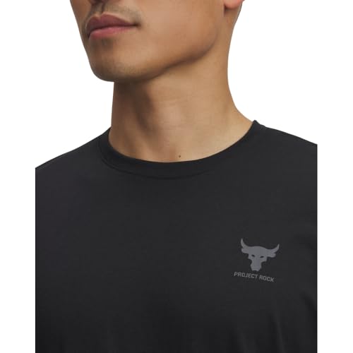 Under Armour Men's Project Rock Simple Branded Short Sleeve T Shirt3