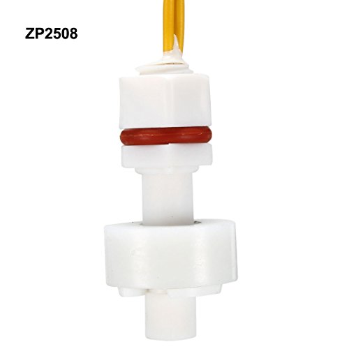 Sourcingmap PP Float Switch for Water Pump Tank Liquid Water Level Sensor M8 37mm Length 5pcs, White, ZP2508 - Image 2