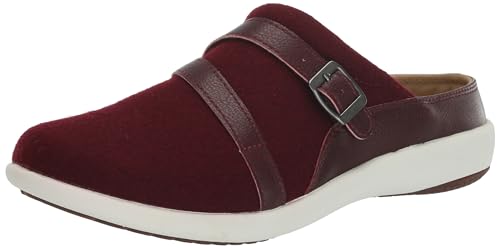Image of Spenco Women's Ashton Wool Slide,Burgundy, 7