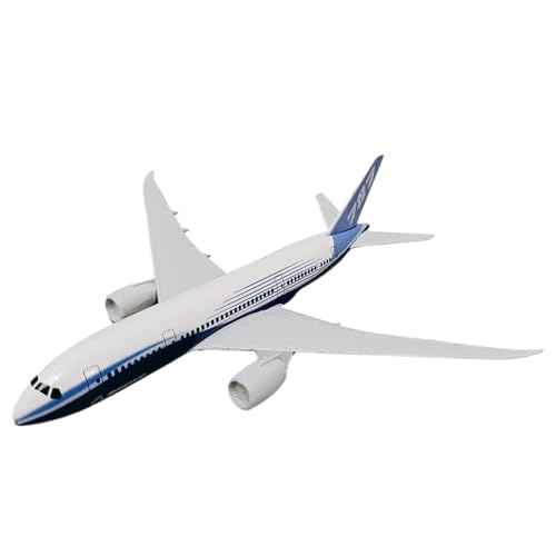 Modelo de avión Boeing 787 de aleación metálica coleccionable de 16cm 2