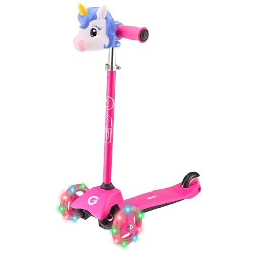 3 Tekerlekli Unicorn Işıklı Mini Cruiser Scooter
