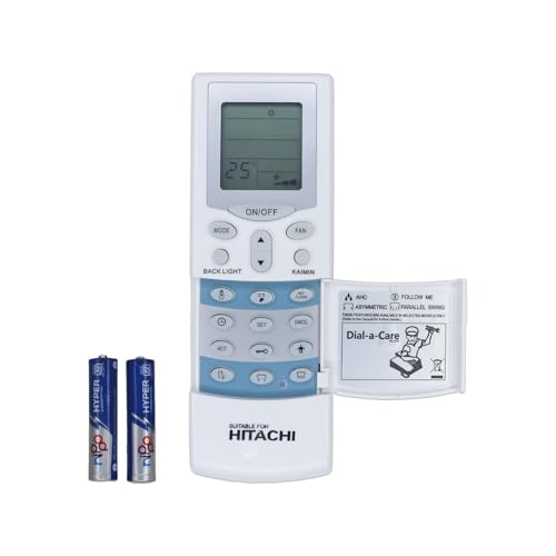 Image of Electronic Spices AC Remote | Compatible with Hitachi AC (Model AC-68A) with AAA Batteries