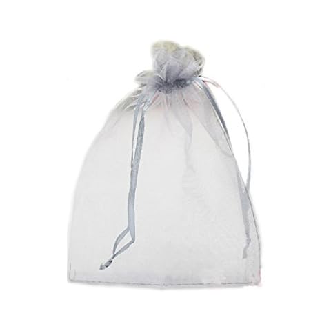 riverer Silber Grau Organza Geschenktaschen Cover