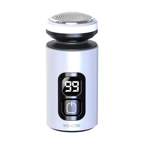Rasoir électrique pour le visage homme compact et léger pour le voyage et le sport