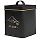 COOK CONCEPT, BT6810, Elegant Metal Box for Sugar, chic and modern Design, airtight for optimal Preservation, ideal for The Kitchen, Size: 15x10 cm, Color: Black and Gold