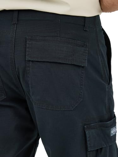 Lee Extreme Motion Carolina Cargo-Shorts für Herren, Schwarzer Ripstop, 49 – Ansicht 5