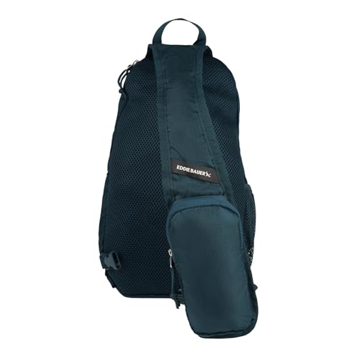 Image of Eddie Bauer Stowaway Packable Sling Bag | Travel | Outdoor | Lightweight | Compact | Ripstop Nylon, Marine-10L