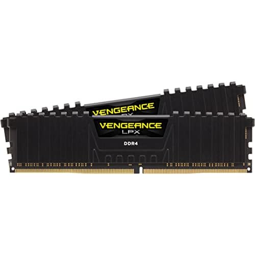 CORSAIR VENGEANCE LPX DDR4 RAM 64GB (2x32GB) 3200MHz CL16-20-20-38 1.35V Intel AMD Desktop Computer Memory - Black (CMK64GX4M2E3200C16)