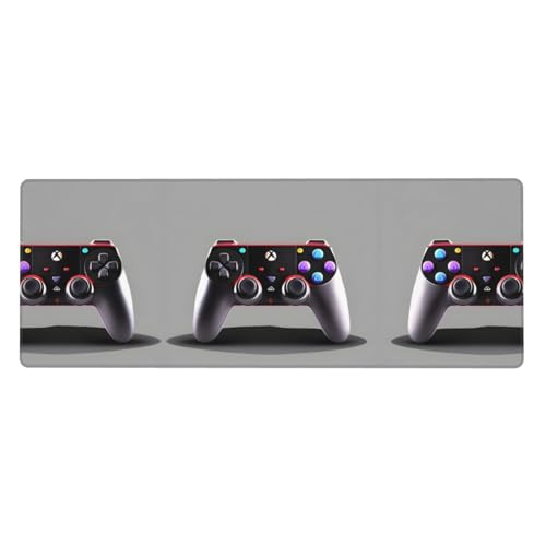 Tapis de souris extra large en caoutchouc 30,5 x 80 cm pour manette et clavier PC