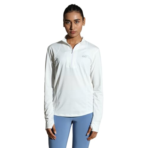 Image of Silvertraq Women's Athleisure Runner Zip Neck T-Shirt