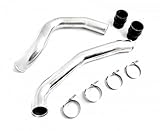 Precision Parts Polished Intercooler Pipe Kit Hot and Cold Side Compatible with 1999.5-2003 F250/F350 7.3 Diesel