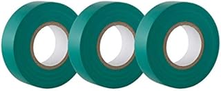 GTSE Red Electrical Tape, 19mm x 20m, Strong Self-Adhesive PVC Insulation Tape for Insulating, Repairing and Protecting Electrical Wires, 3 Rolls
