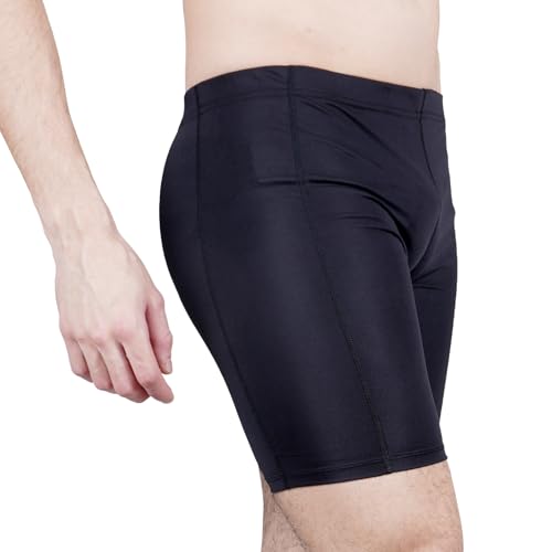 Image of NINQ Mens 2 Pack Polyester Yoga Short Men Summer Running Gym Sports Shorts with Pockets Shorts for Men (in, Alpha, M, Regular, Black)