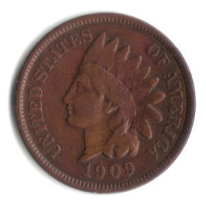1909 U.S. Indian Head Cent / Penny Coin