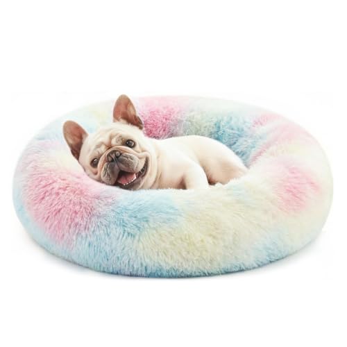 Soft Round Bed for Cats & Small Dogs
