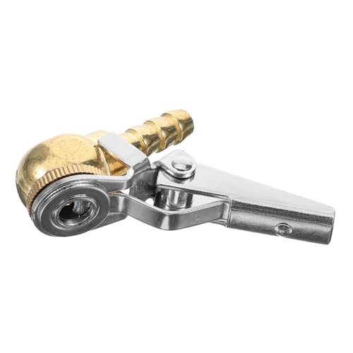 Beatifufu Car Tire Inflation Chuck Adapter Heavy Duty Locking Air Chuck for Quick Connect Compatible with Tire Inflators and Air for Cars and Trucks