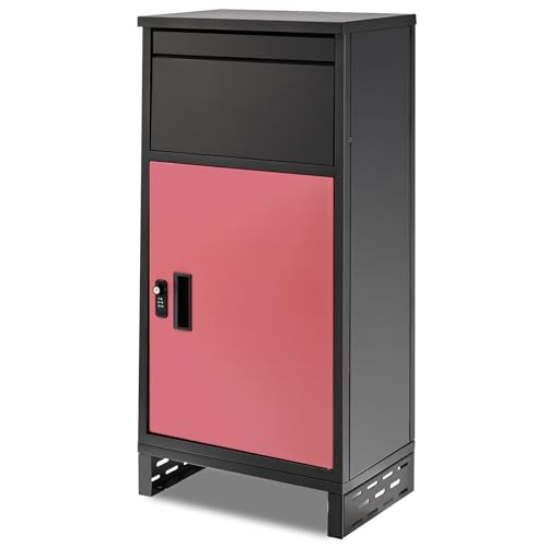 ZIKEBTUY Briefkasten mit Paketfach paketbriefkasten große Pakete...