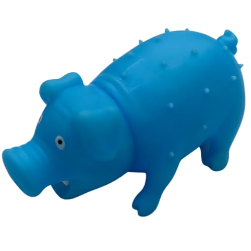 Great Pets Brinquedo para Cães Porquinho de Vinil M Azul